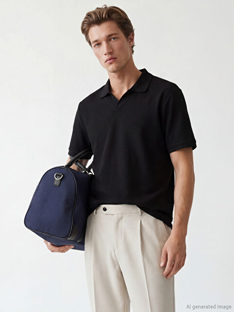 SOUTHBLUE تيشيرت أسود رجل - S63553Z8-CVL