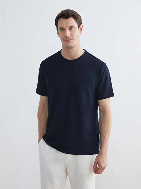 SOUTHBLUE Άνδρας ΜΠΛΕ ΜΑΡΙΝ Μπλουζάκι - S63555Z8-RFH