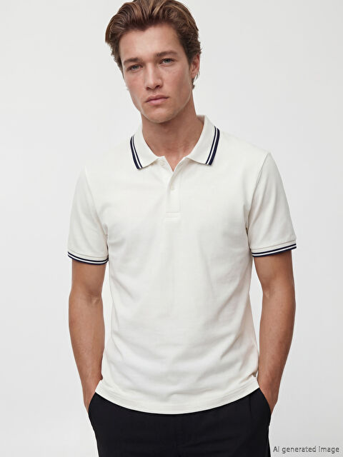 SOUTHBLUE Мъжка пике тениска с поло яка