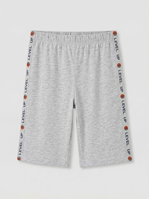 LCW Kids Erkek Çocuk Yanları Baskı Şeritli Pijama Altı - S63579Z4-LAK