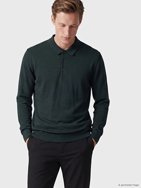 SOUTHBLUE Polo Yaka Erkek Triko Kazak