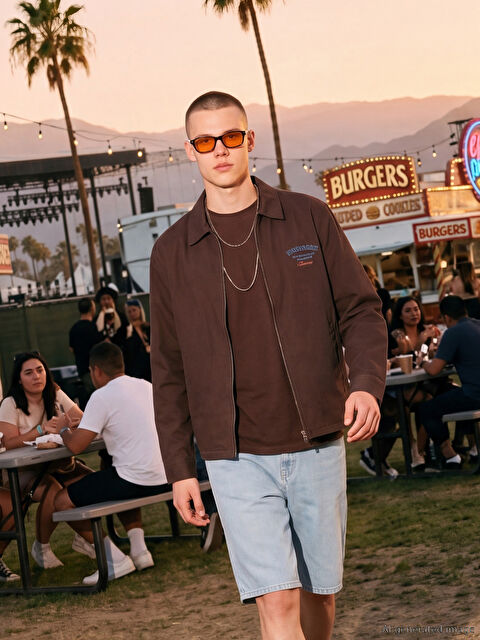 XSIDE Rahat Kalıp Uzun Kollu Erkek Gömlek Ceket