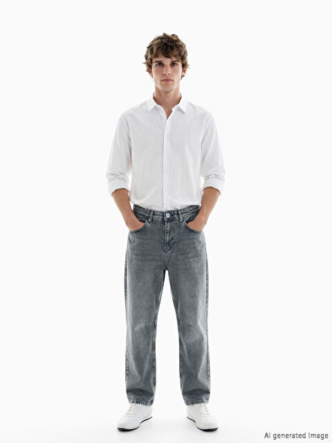 LCW Jeans Loose Fit Erkek Jean Pantolon - S63634Z8-GRD