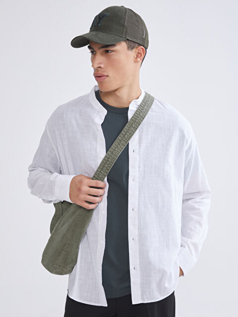 XSIDE Regular Fit Poplin Erkek Gömlek - S63644Z8-Q6K