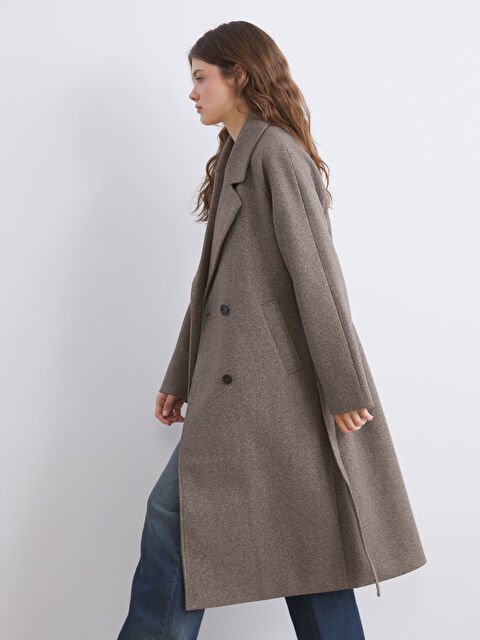 XSIDE BRAON Kaput od mešavine vune Žena - S63686Z8-CXL