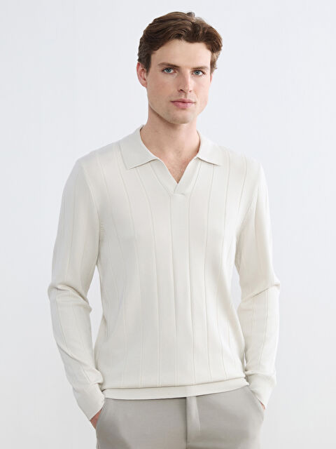 SOUTHBLUE Polo Yaka Erkek Triko Kazak - S63700Z8-ZLP