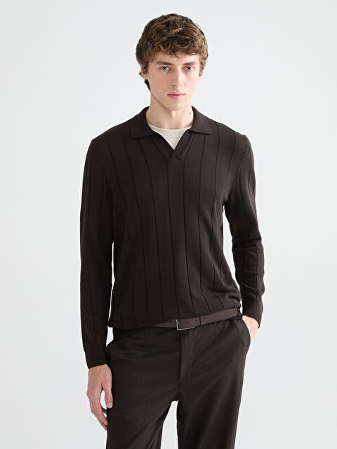 SOUTHBLUE Polo Yaka Erkek Triko Kazak - S63700Z8-ZNT