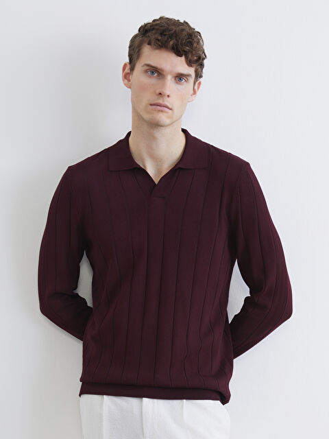 SOUTHBLUE Polo Yaka Erkek Triko Kazak - S63700Z8-J0S