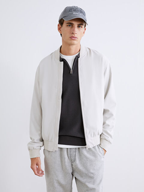 XSIDE Standart Kalıp Kolej Yaka Erkek Mont - S63726Z8-V4G