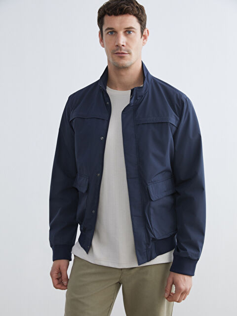 LCWAIKIKI Classic Standart Kalıp Dik Yaka Erkek Mont - S63743Z8-K2N