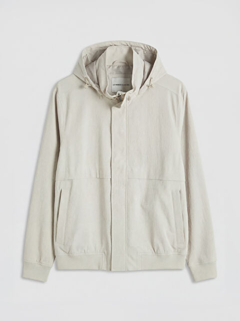 LCWAIKIKI Classic Standart Kalıp Kapüşonlu Erkek Mont - S63746Z8-ZQK