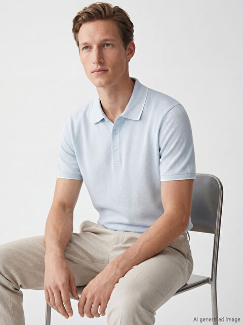 SOUTHBLUE Polo Yaka Erkek Tişört - S63809Z8-ZLS