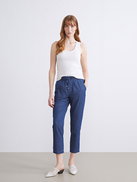 LCWAIKIKI Classic ქალი შავი ჯინსი - S63843Z8-890