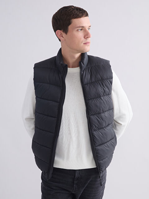 XSIDE Man BLACK Puffer Gilet - S63990Z8-CVL