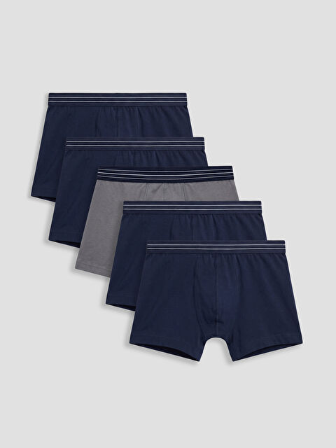 LC WAIKIKI Regular Fit Cotton Men's 5-Pack Boxer Briefs - S64045Z8-DWP