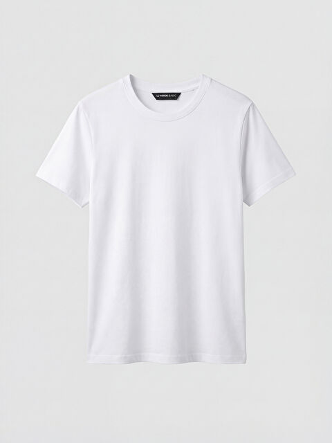 LCWAIKIKI Basic Женщины Белый футболка