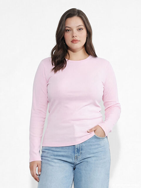 LCW EVERYDAY Bisiklet Yaka Kadın Body - S64102Z8-FXK