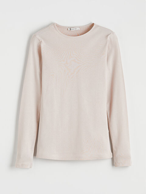 LCWAIKIKI Basic Bisiklet Yaka Kadın Body - S64102Z8-G5M