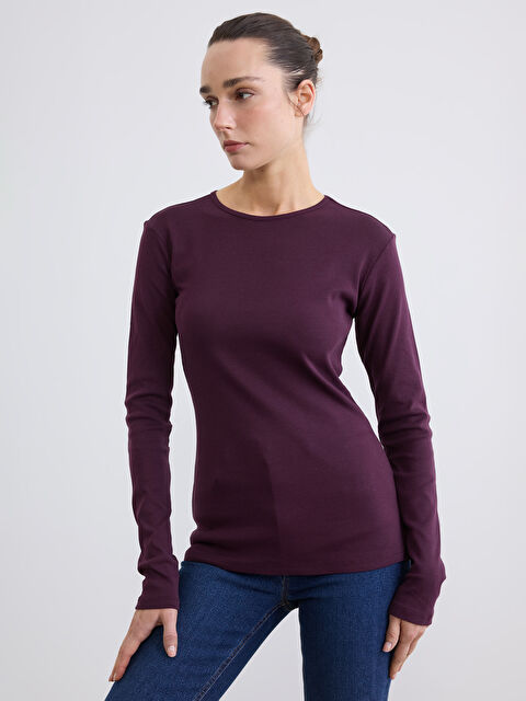 LCWAIKIKI Basic Bisiklet Yaka Kadın Body	 - S64102Z8-HQT