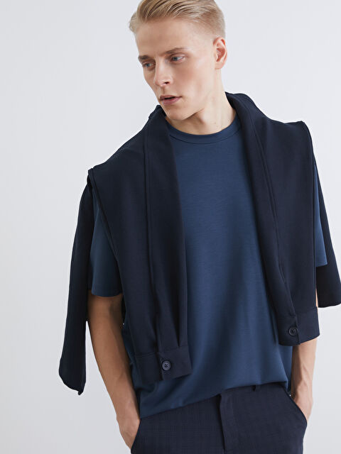 LCW Vision Bisiklet Yaka Erkek Tişört - S64158Z8-HLP