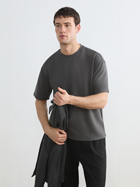 LCW Vision Bisiklet Yaka Erkek Tişört - S64158Z8-KUA