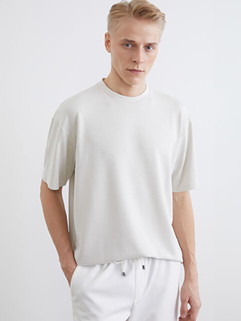 LCW Vision Bisiklet Yaka Erkek Tişört - S64158Z8-VZD