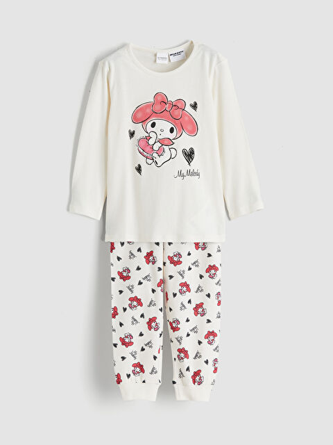 LCW Kids My Melody Baskılı Kız Çocuk Pijama Takımı - S64179Z1-FDW