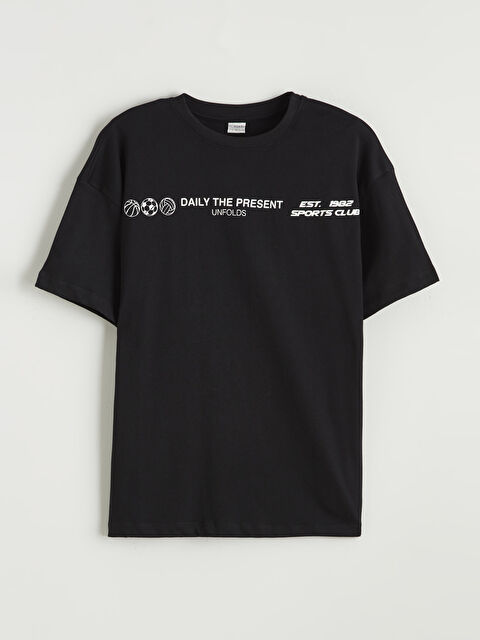 LCW Kids تي شيرت اسود ولد - S64360Z4-CVL