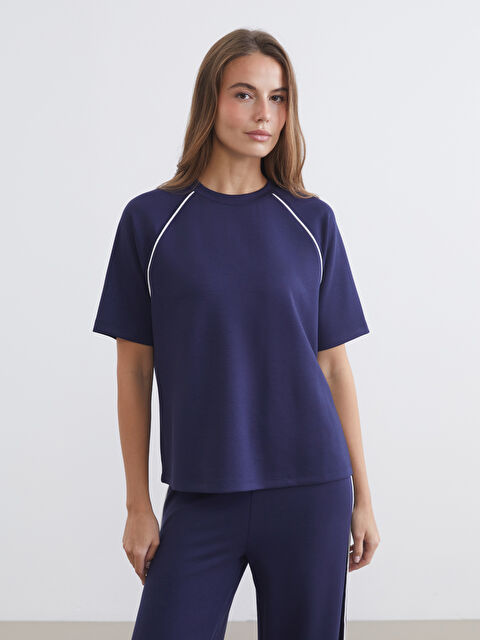 LCW Comfort ქალი მუქი ლურჯი მაისურები და ზედები - S64418Z8-HFH