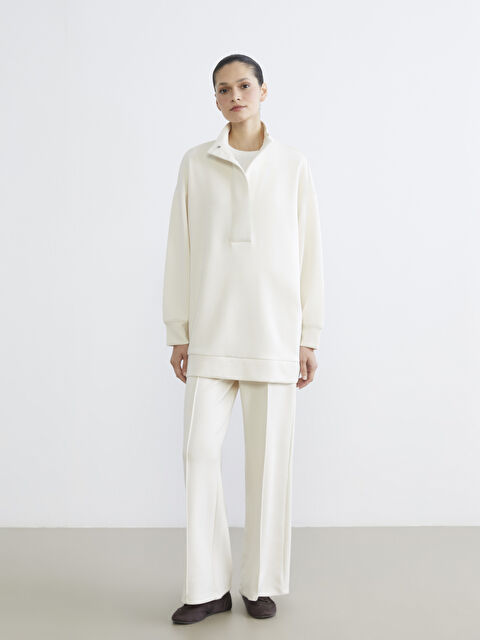 LCW Modest Soft Touch Women's Sweatpants with Elastic Waistband - S64447Z8-FEJ