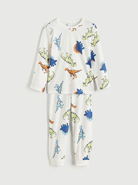 LCW Kids Baskılı Erkek Çocuk Pijama Takımı - S64572Z1-LRA