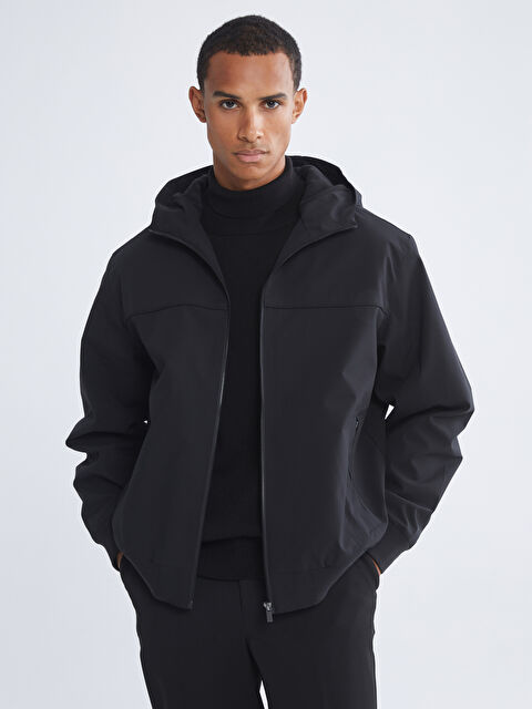 LCW Vision Rahat Kalıp Kapüşonlu Erkek Mont - S64576Z8-CVL