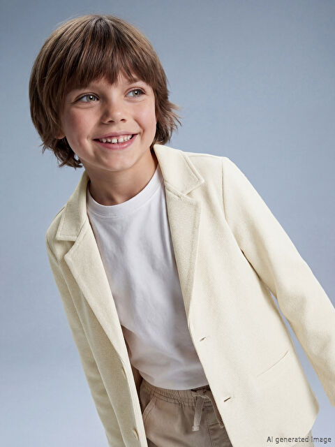 LCW Kids Erkek Çocuk Blazer Ceket - S64643Z1-QVK