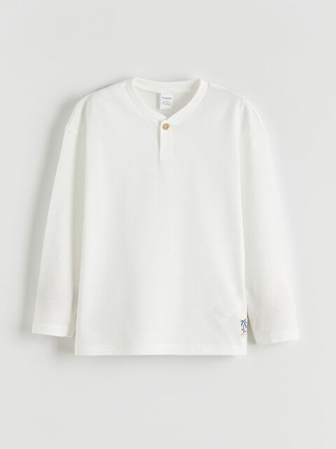 LCW baby Bisiklet Yaka Erkek Çocuk Tişört - S64653Z1-FDU