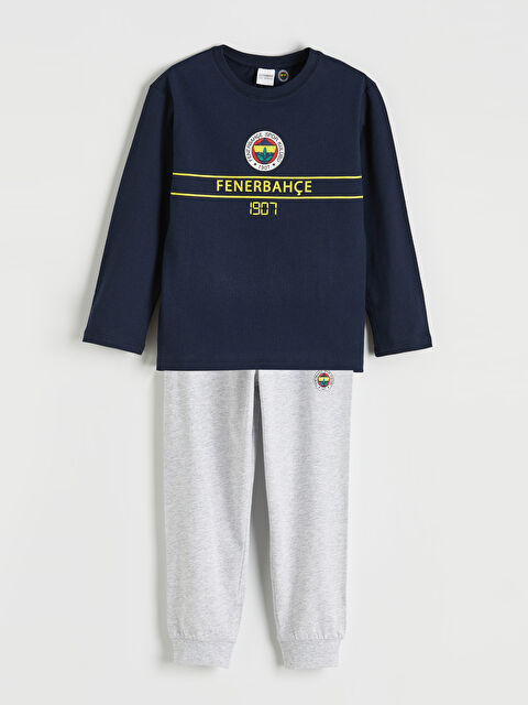 LCW Kids Fenerbahçe Baskılı Erkek Çocuk Pijama Takım - S64656Z1-HKW