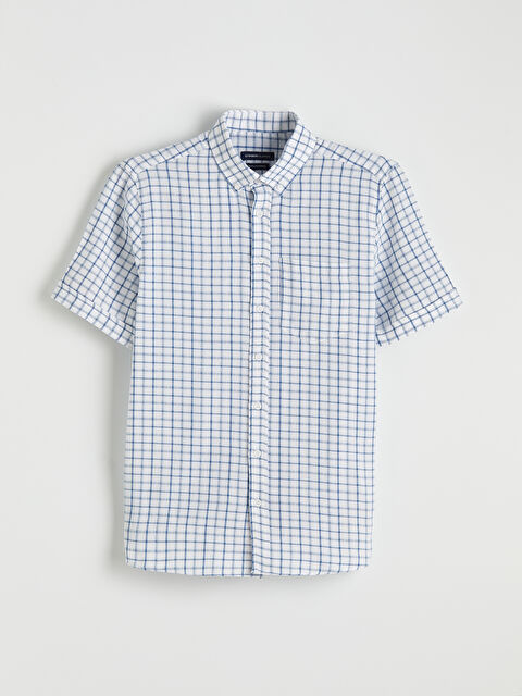 LCWAIKIKI Classic Regular Fit Ekose Erkek Gömlek - S64662Z8-LPT