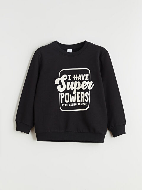 LCW Kids Baskılı Erkek Çocuk Sweatshirt
