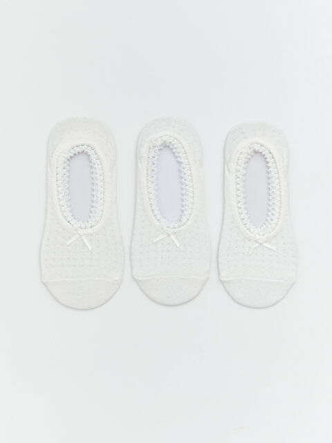 LCW DREAM Dantel Detaylı Fiyonklu Babet Çorap 3'lü - S64681Z8-EEW