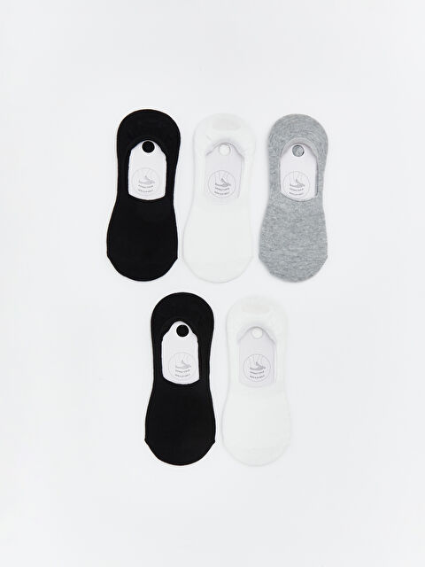 LCW DREAM Kaymaz Topuk Kadın Babet Çorap 5'li - S64700Z8-CVL