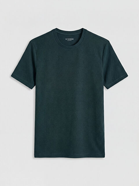 LCWAIKIKI Classic Bisiklet Yaka Erkek Tişört - S64754Z8-QT0