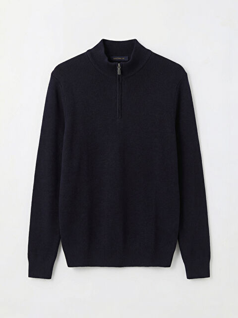 SOUTHBLUE Yarım Fermuarlı Dik Yaka Triko Erkek Kazak - S64766Z8-RFH