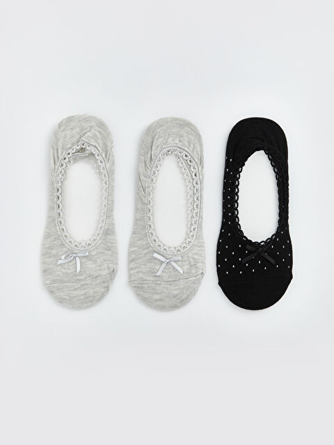 LCW DREAM Puantiyeli Kadın Babet Çorap 3'lü - S64767Z8-FDU