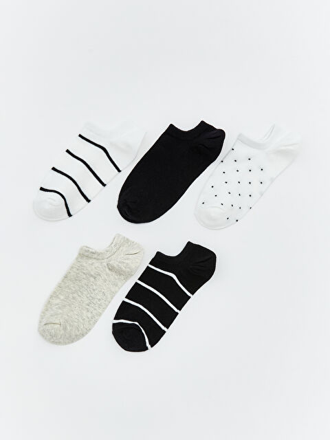 LCW DREAM Desenli Kadın Sneaker Çorap 5'li - S64788Z8-EEW