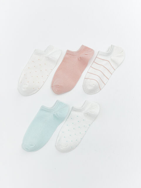 LCW DREAM Desenli Kadın Sneaker Çorap 5'li - S64794Z8-FDU