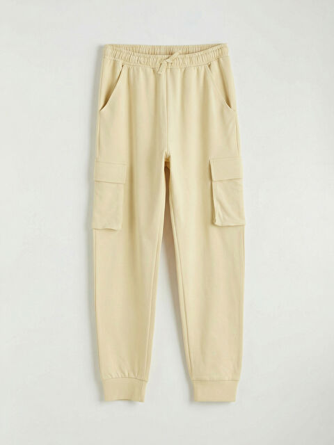 LCW Kids Boy BEIGE Jogger Sweatpants - S64795Z4-FYD
