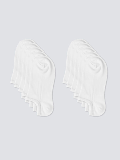LCW DREAM Kadın Düz Patik Çorap 10'lu - S64798Z8-FFB