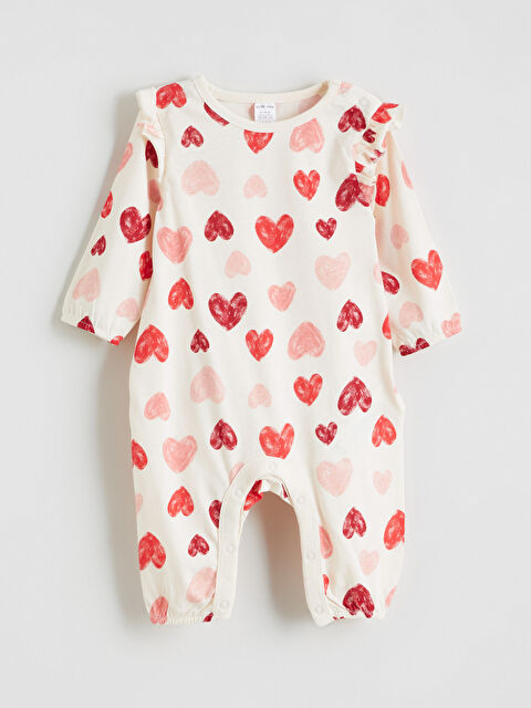 LCW baby Baby Girl ECRU Jumpsuit - S64823Z1-LRB