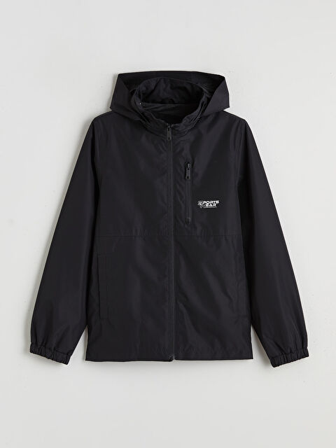 LCW Kids Su İtici Kapüşonlu Erkek Çocuk Mont - S64885Z4-CVL