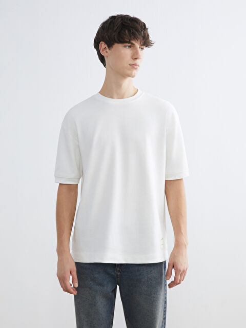 XSIDE Bisiklet Yaka Erkek Tişört - S64890Z8-R9J