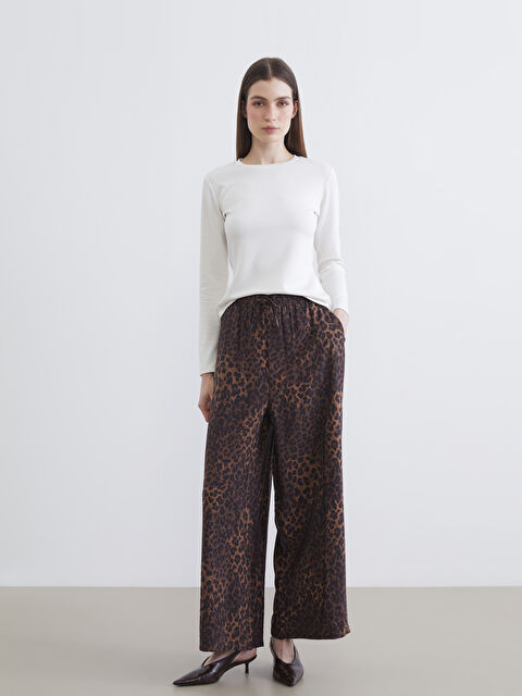 LCW Modest Woman BROWN Trousers - S65036Z8-LQY
